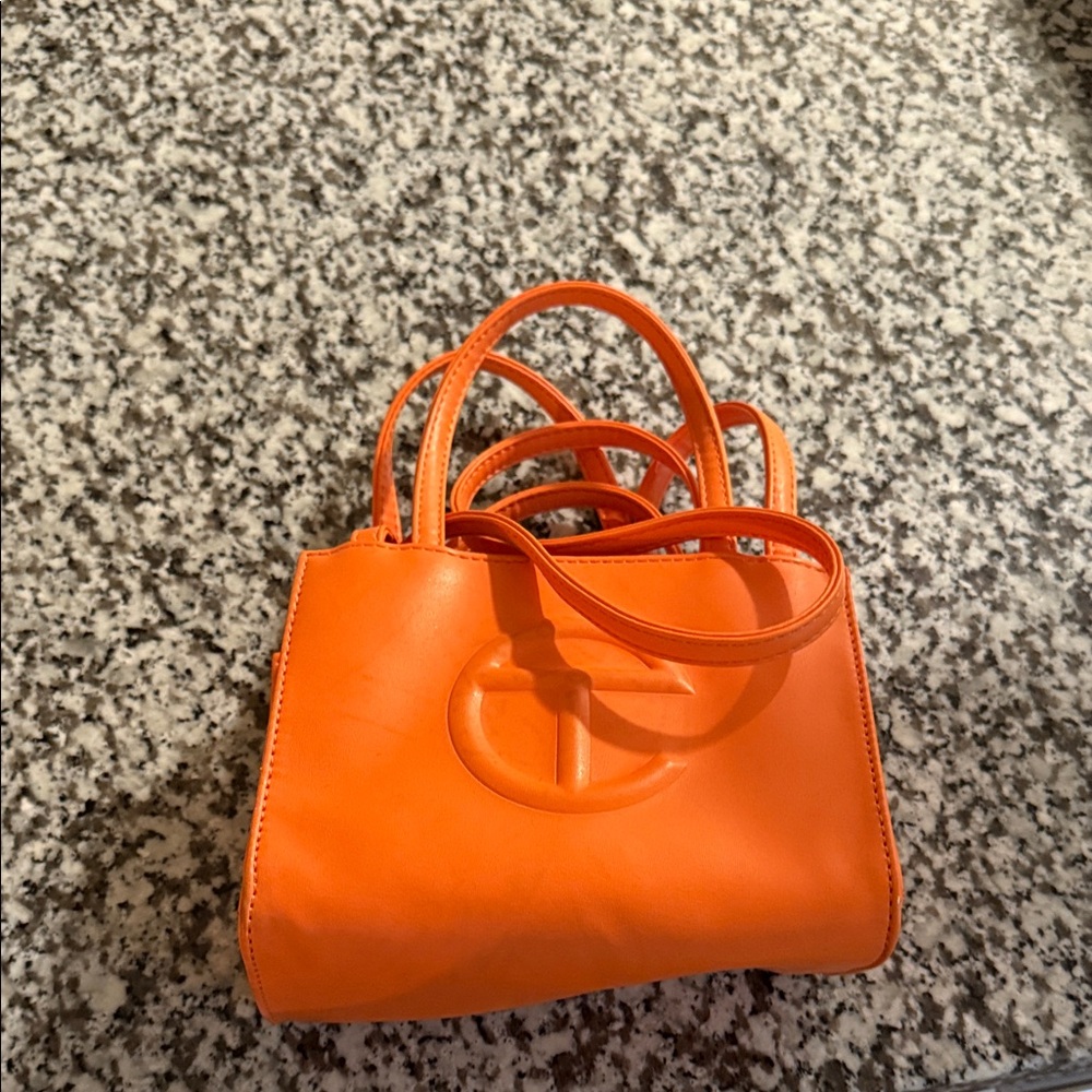 Telfar Bright Orange Mini Bag